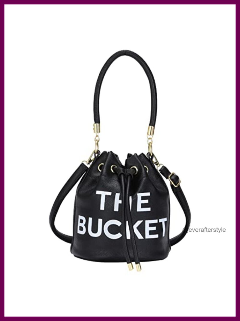 Mini PU Leather Bucket Bag Drawstring Crossbody Hobo Purse for Women